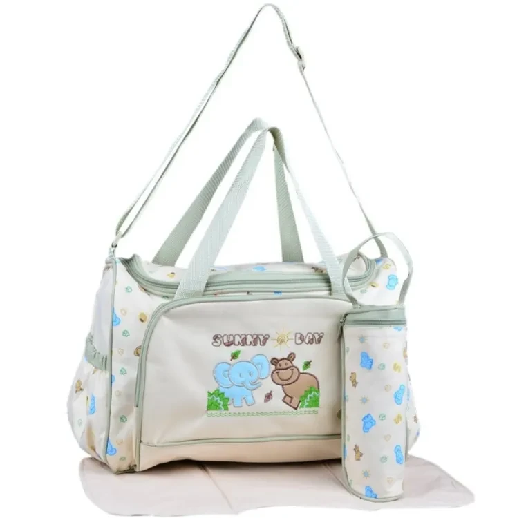 Baby Diaper Fashionable Bag Hand Bag High Quality Polyester Febric Waterproof and Washable