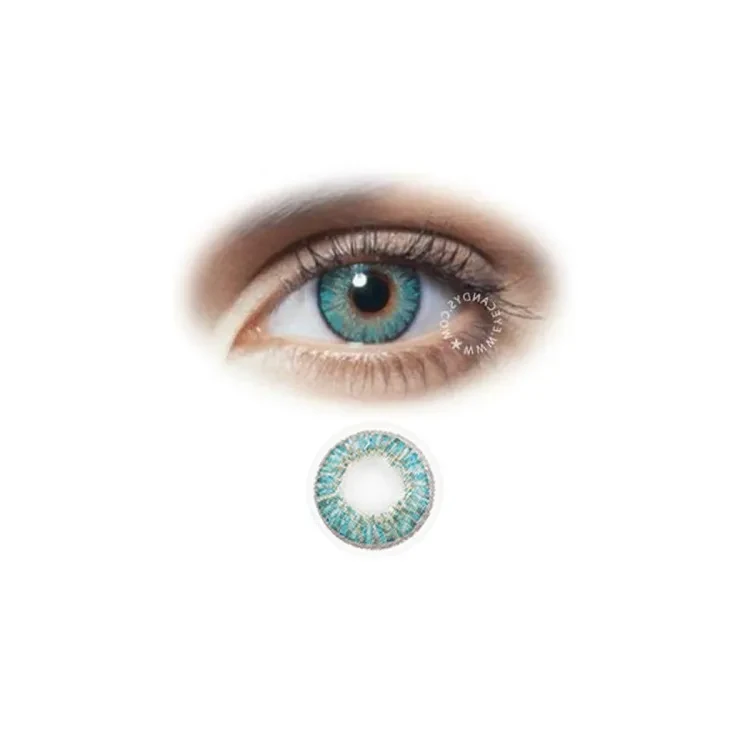 Freshlook Turquoise contact lens ( kit free )