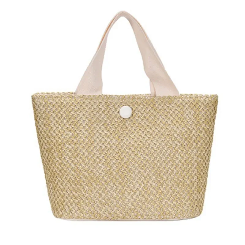Women Bag Summer Personality Straw Bag 2023 New Trend Fashion Large Capacity Braided Hand One Shoulder Bag