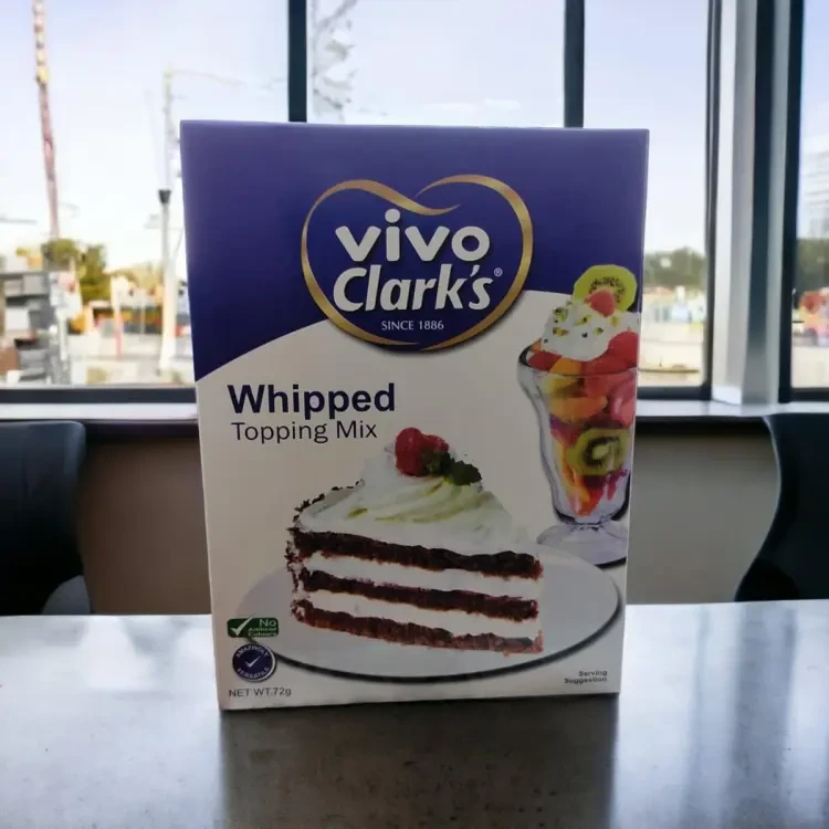 Whipped Topping Mix Vivo Clarks Net WT : 72G ( X2 36g )