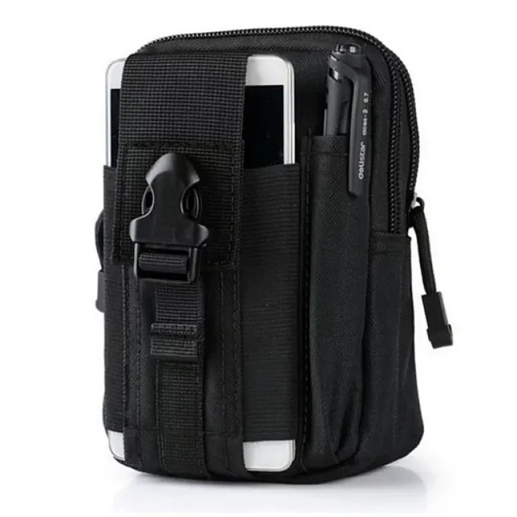 Tactical waist pouch fanny pack bag men - Versatile and Durable, Fits 6.6-inch Mobiles, Hands-Free Bag - Easy to use High quality and Inexpensive