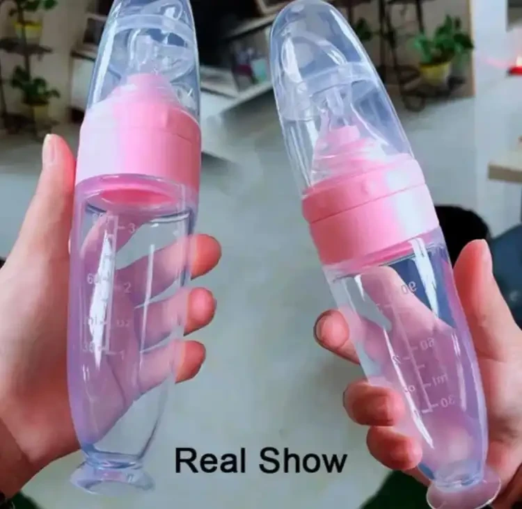 Full Silicone_Spoon feeder 90ml -1pcs