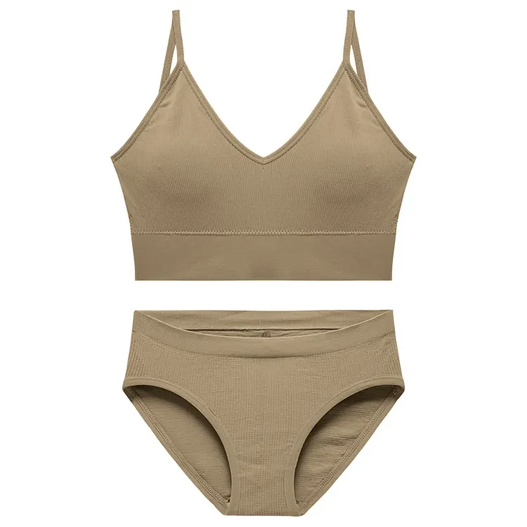 Bra Panties Seamless Outside Wearable Gathering Bra Panties