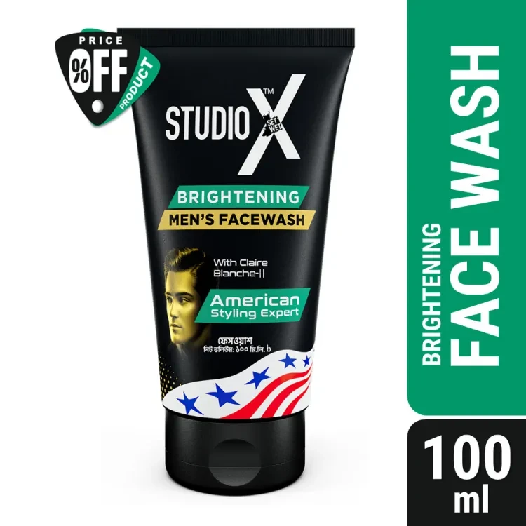 Studio X Brightening Facewash for Men 100ml