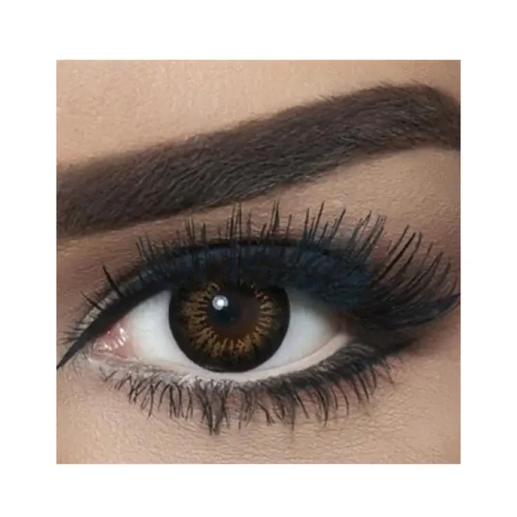 Bella Contact Lens - snow white brown