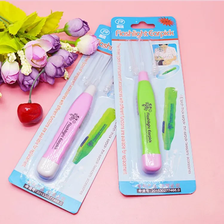 LED Light Ear Cleaner Flashlight Earpick 2 pices combo