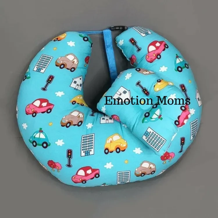 BreastFeeding / Nursing Pillow Adjust Infant Baby Protect Mummy Waist Support Cushion (Moon ShapeMultifunction Pillow) Gift for Baby