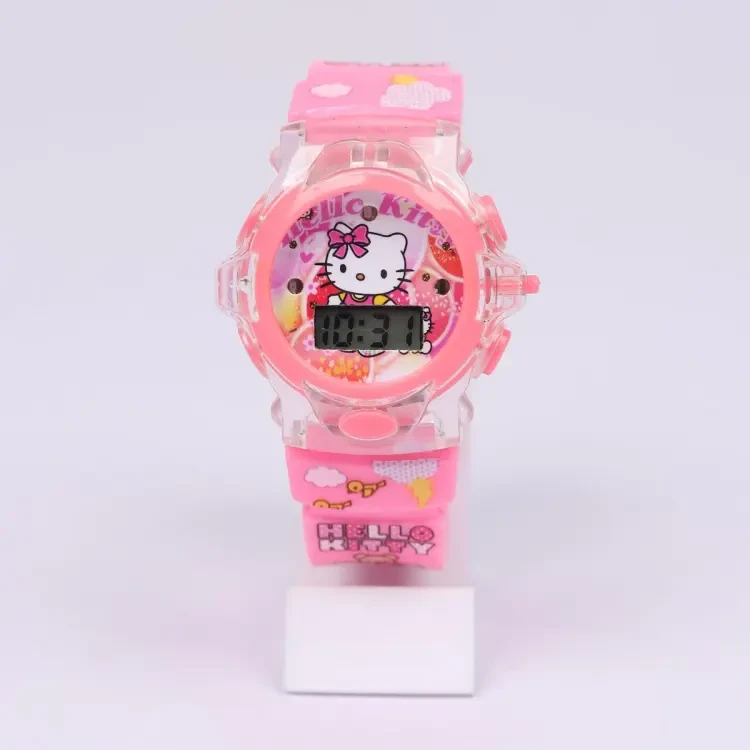 lighting Stylish Baby Watch For Kids - Pink