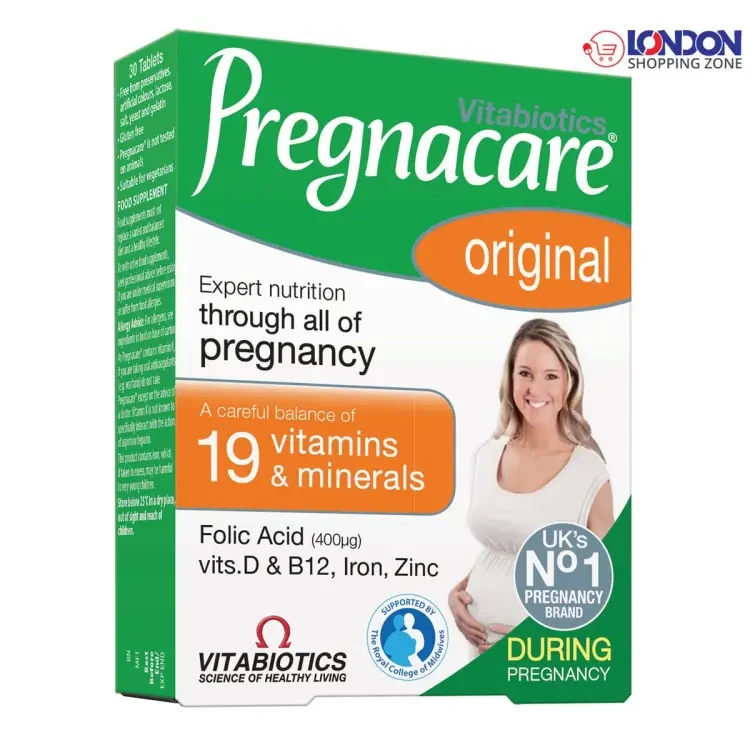 Vitabiotics Pregnacare 30 Tablets Pack UK