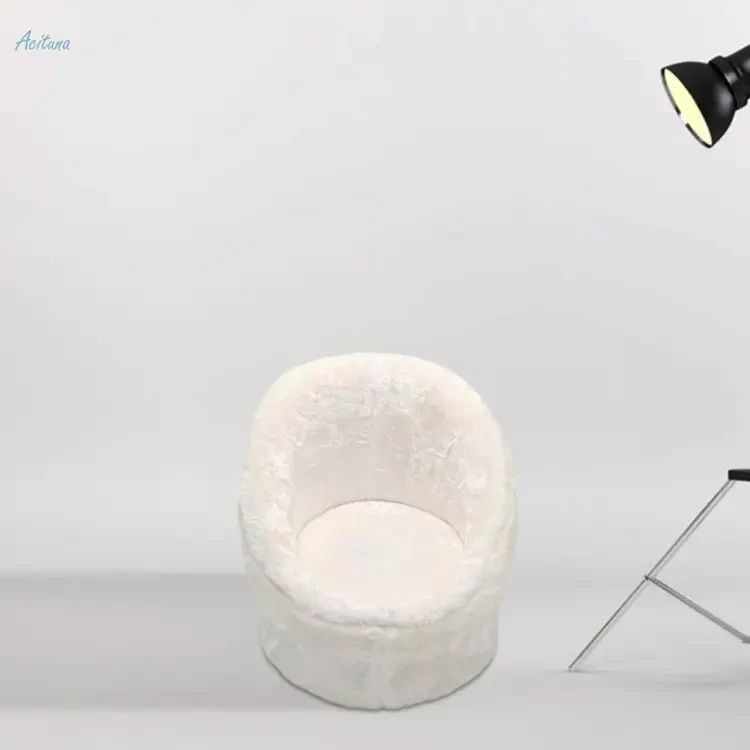 Mini Posing Sofa Small Armchair Accessories Daily Seat Baby Photo Props for Toddlers 3-6 Months Baby