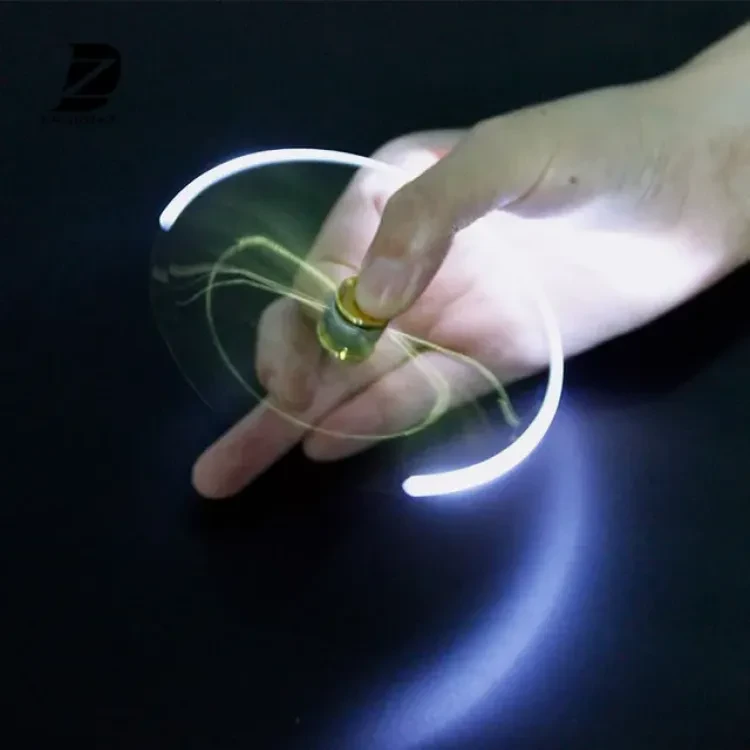 LED Spinning Pen Ball Gyro Pen Fidget Spinner Hand Top Glow In Dark Light EDC Stress Relief Toys Uses: writing, lighting, gyro, decompression toys