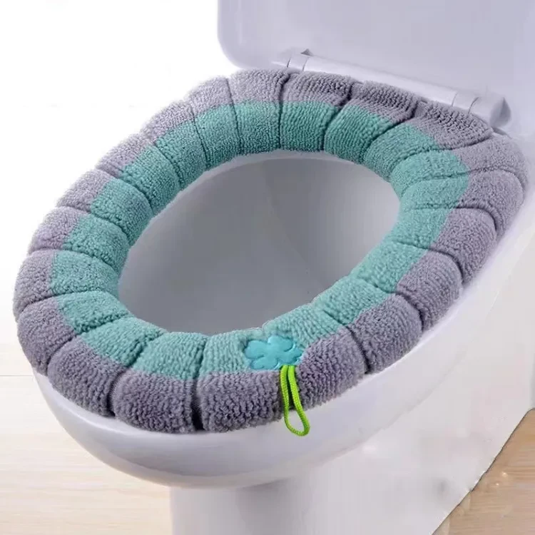 Comfortable Warm Toilet Seat Cover Washable Bathroom Toilet Covers