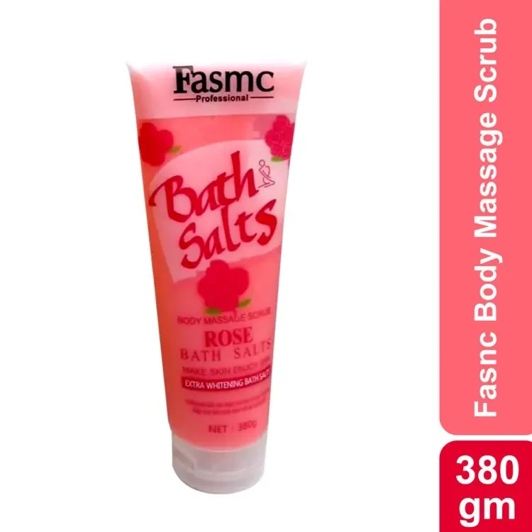 Bath Salts With Rose Body Massage Scrub 175g