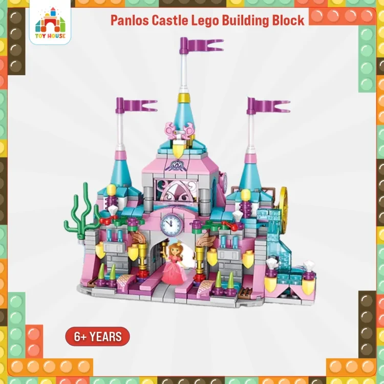 Panlos 566 Pcs Castle 12 in 1 City Building Block for Kids 25 Play Style