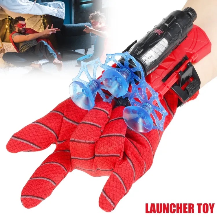 Spiderman Toy for Kids (Web-shooter Set with Spiderman Gloves) Kids Birthday Gifts