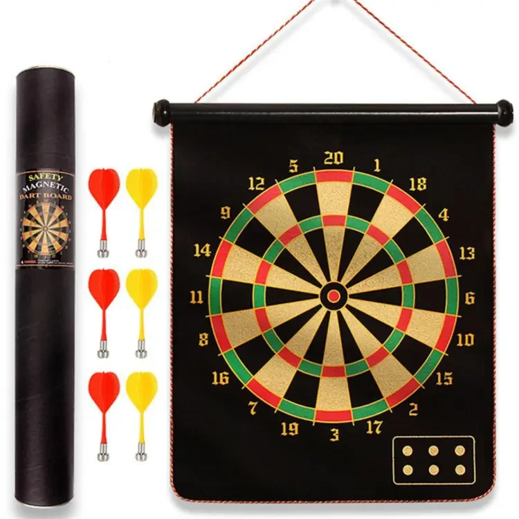 17 Inch Safety Magnetic Darts Double-sided Darts Target Magnetic Target for Kids and Adult