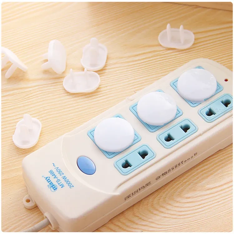 10 Pcs Child Safety Protection Socket Plug Protector Baby Electric Shock Protection Power Supply Cover Anti-Electric