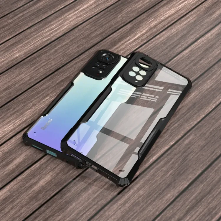 For Xiaomi Redmi Note 11 4G Reinforced Shockproof Cushion Back Clear Hybrid Transparent Hard Cover Casing for Xiaomi Redmi Note 11 4G Global / Xiaomi Redmi Note 11S 4G Edge