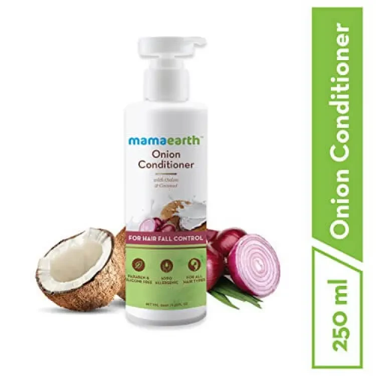 Mamaearth Onion Conditioner for Hair Growth & Hair Fall Control with Coconut Oil 250ml
