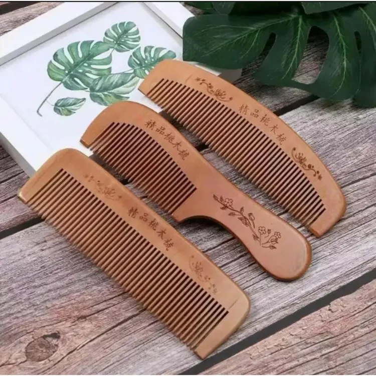 Fexja BD 2 pcc wooden Hair Brush and Comb