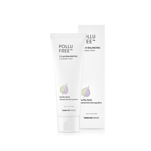 Thank You Farmer Pollufree 5.5 pH-Balancing Cleansing Foam Cleanser 120ml