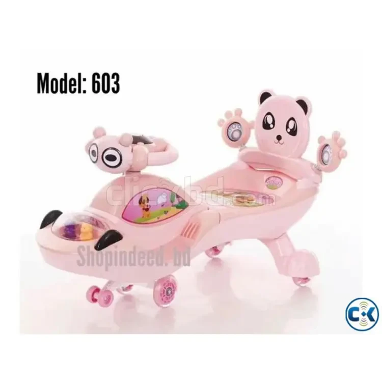 Baby Swing Car - Bule 603-1 Blue, Yellow, Pink, Green