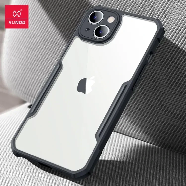 Xundd Beetle Series For iPhone 13 Series Flat Leather Shockproof Bumper Case