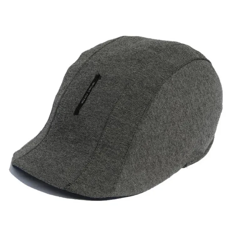 Grey Regular Fit China Cotton Golf Cap