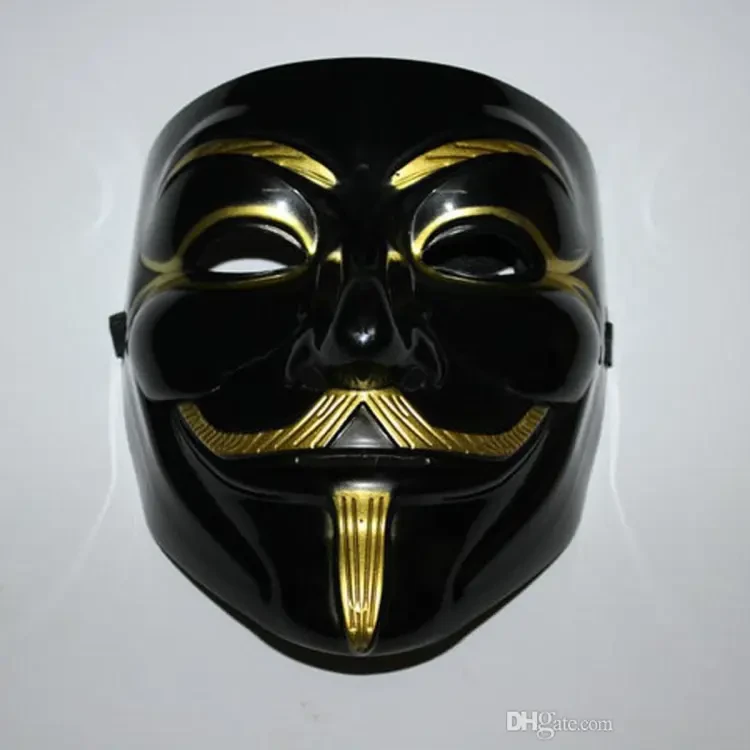 Anonymous / Guy Fawkes Massk -black