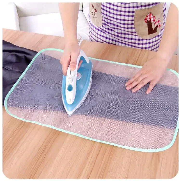 1 PC Protective Insulated Ironing Mesh for Clothes Delicate Garment Cloth Guard Home Press Mat Heat Resistant Reusable & Washable