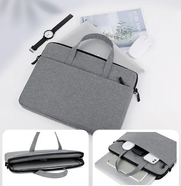 Waterproof 14 15.6 Inch Laptop Bags & Covers Messenger Sleeve Customized Polyester Ladies Computer Laptop Bag For Women Men