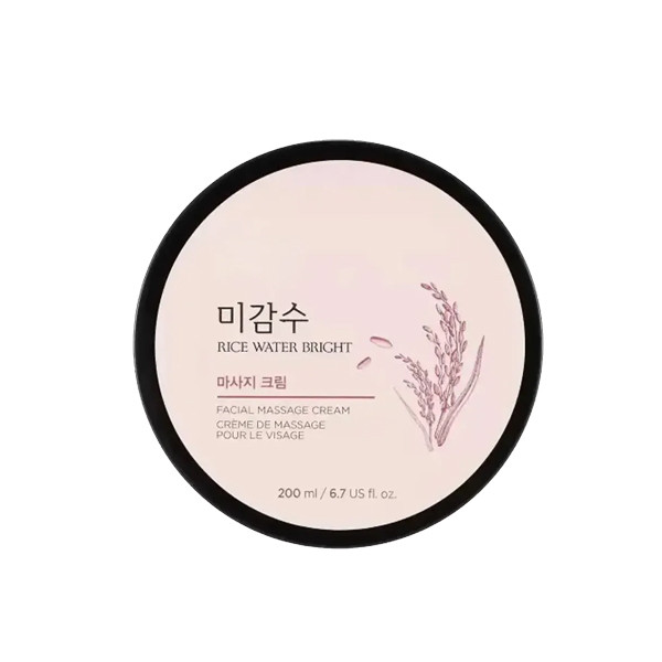 The Face Shop Rice Water Bright Facial Massage Cream 200ml