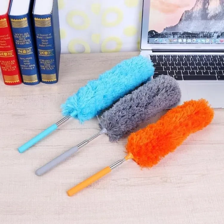 Bendable Feather Duster with Extra Long Extendable Microfiber Duster
